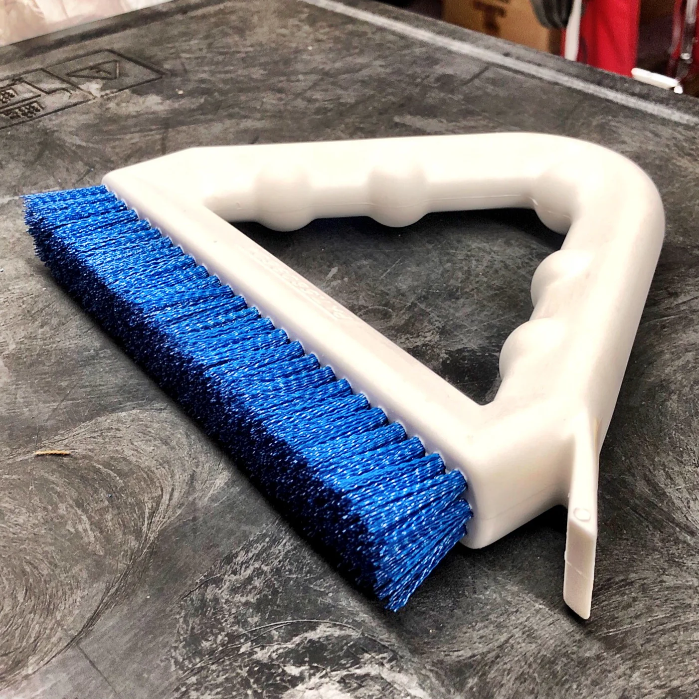 TILE AND GROUT BRUSH (TRIANGLE SHAPED) - A-Team Window Cleaning