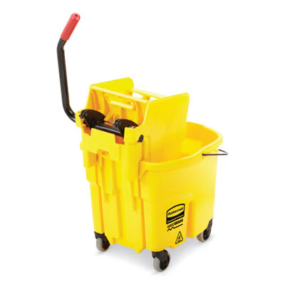 WAVEBRAKE 2.0 BUCKET & SIDE PRESS WRINGER COMBO YELLOW - A-Team Window Cleaning