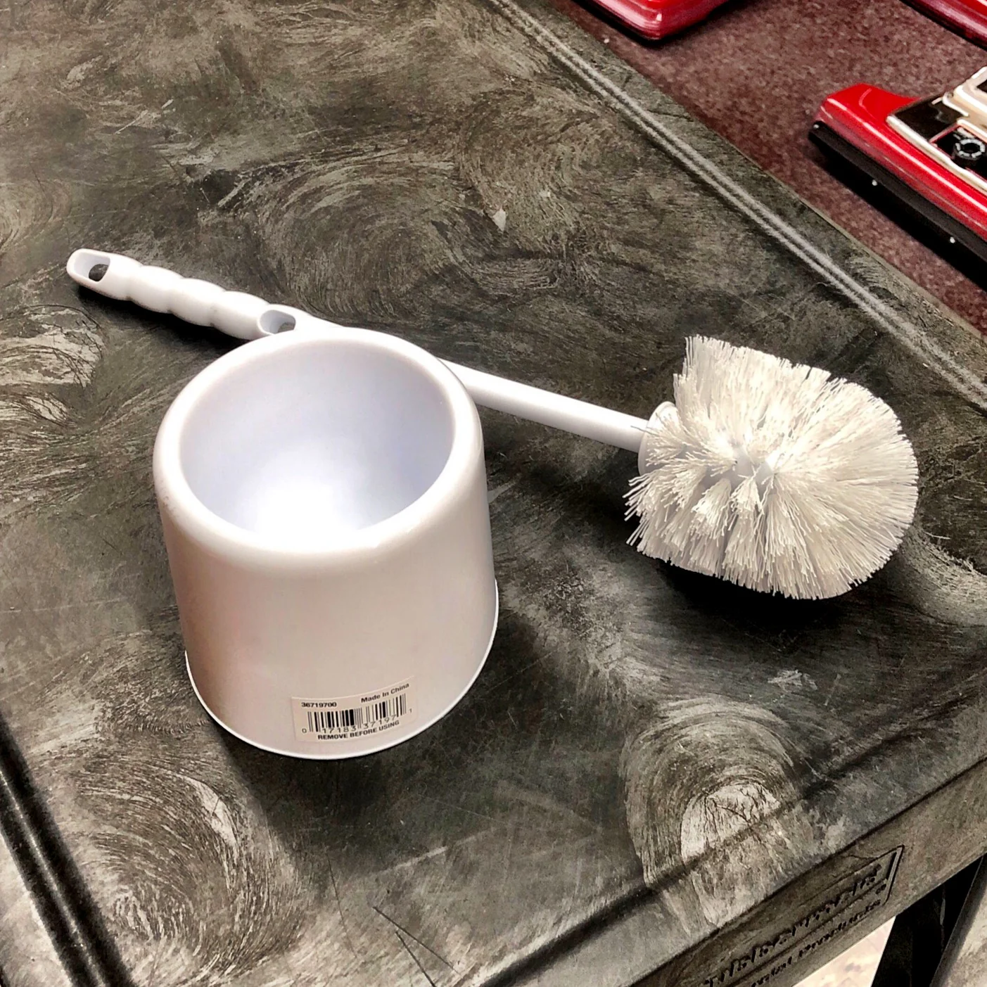 TOILET BOWL BRUSH & CADDY - A-Team Window Cleaning