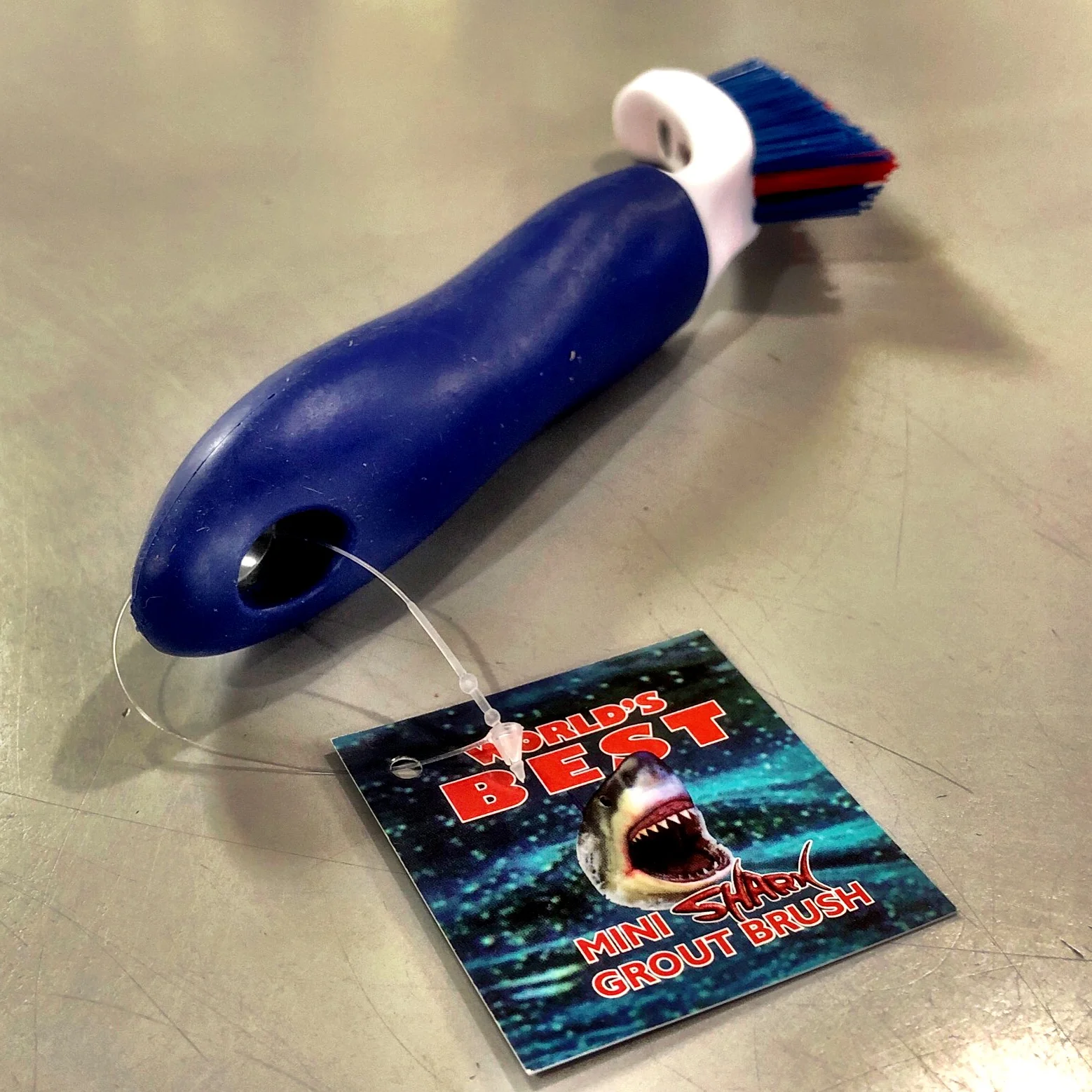 Mighty Mini Shark Grout & Surface Brush - A-Team Window Cleaning