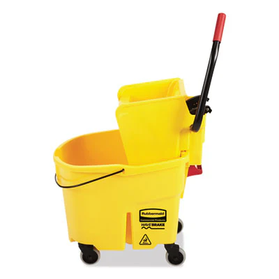 WAVEBRAKE 2.0 BUCKET & SIDE PRESS WRINGER COMBO YELLOW - A-Team Window Cleaning