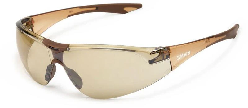 3SM819 SAFETY SPECTACLE MASTER VIVA BRONZE LITE MIRROR AS COATED LENS - A-Team Window Cleaning