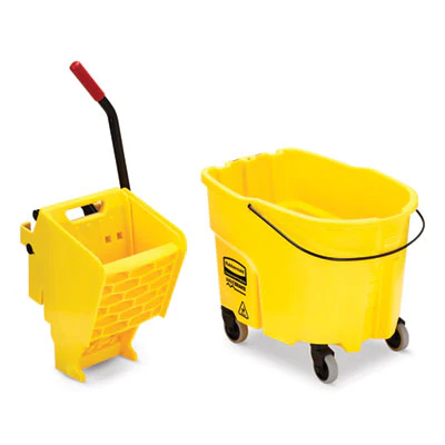 WAVEBRAKE 2.0 BUCKET & SIDE PRESS WRINGER COMBO YELLOW - A-Team Window Cleaning