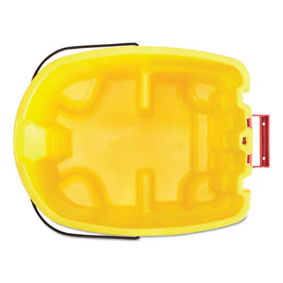 YELLOW RUBBERMAID 7570-88 WaveBrake 2.0 Mop Bucket, 8.75 gal (35 QT) - A-Team Window Cleaning