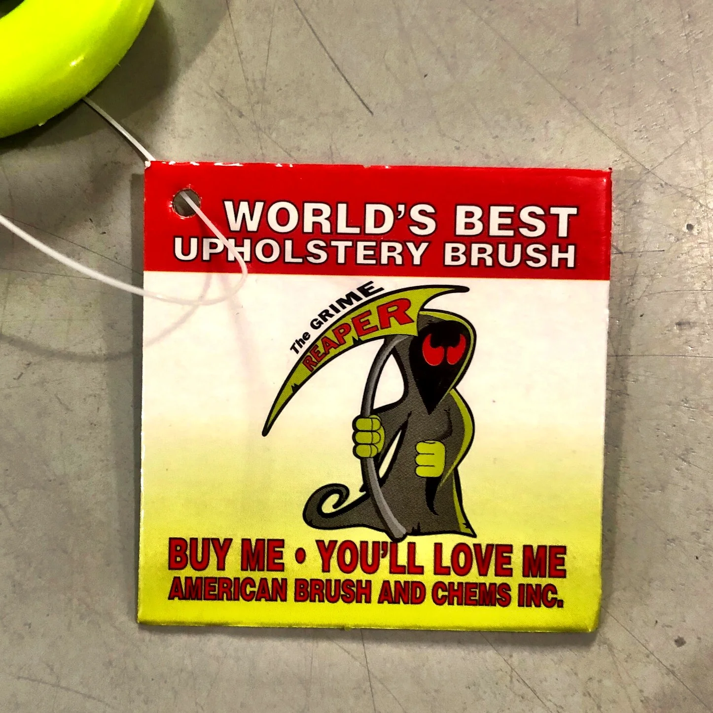 The Grime Reaper ultimate upholstery brush - A-Team Window Cleaning