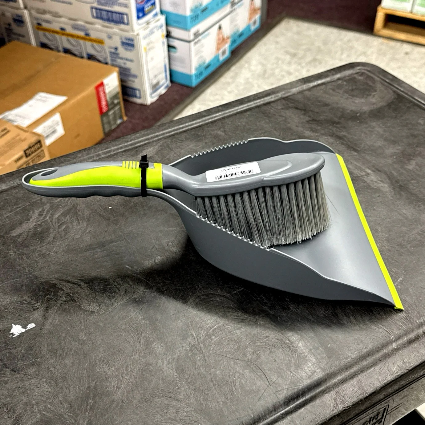 MaxiRough® Brush and Dust Pan Combo - A-Team Window Cleaning